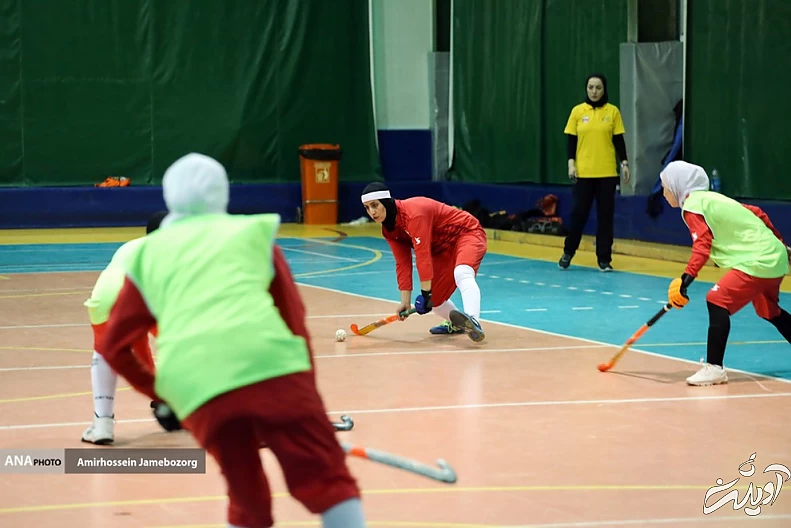 (تصاویر) تمرین تیم ملی هاکی بانوان